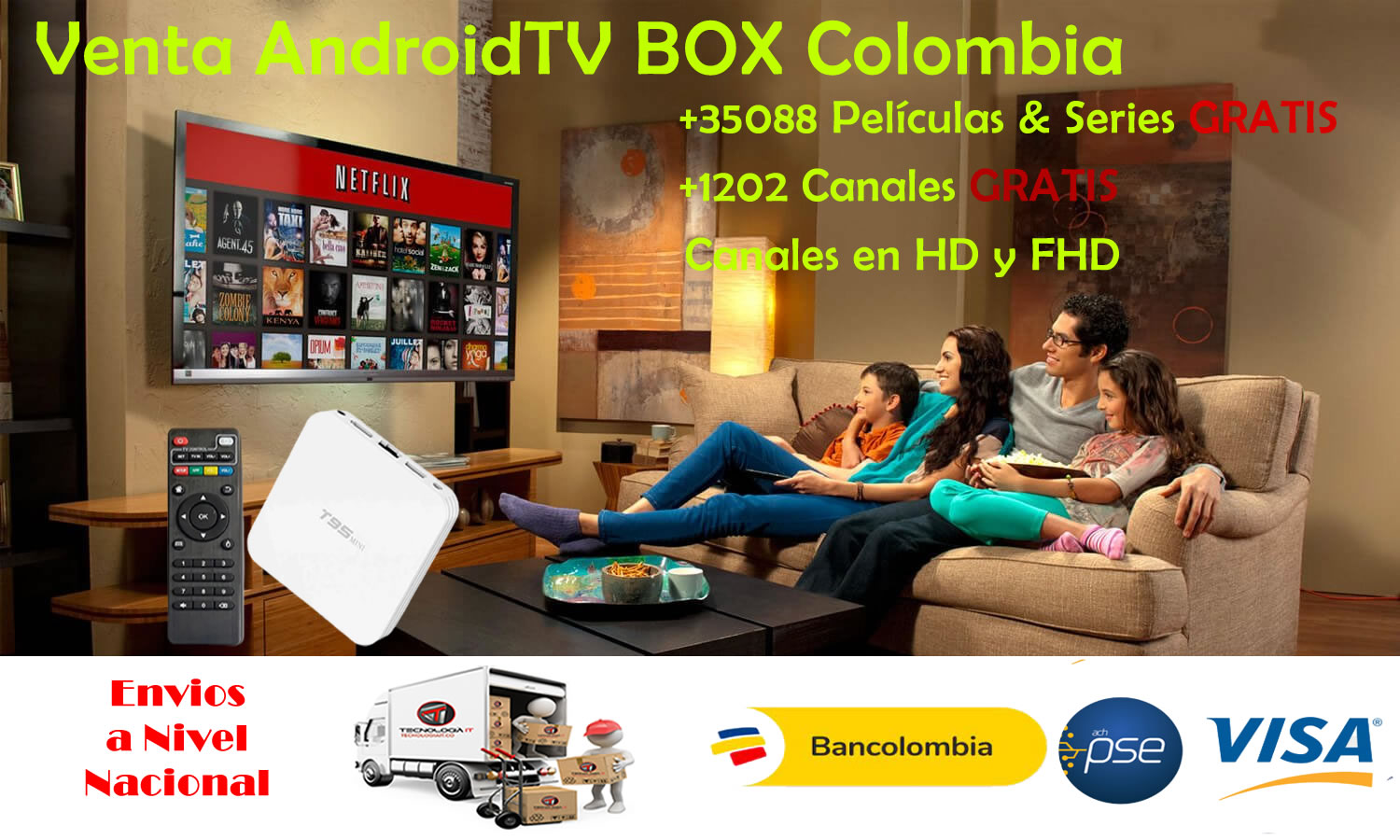 Android TV BOX COLOMBIA